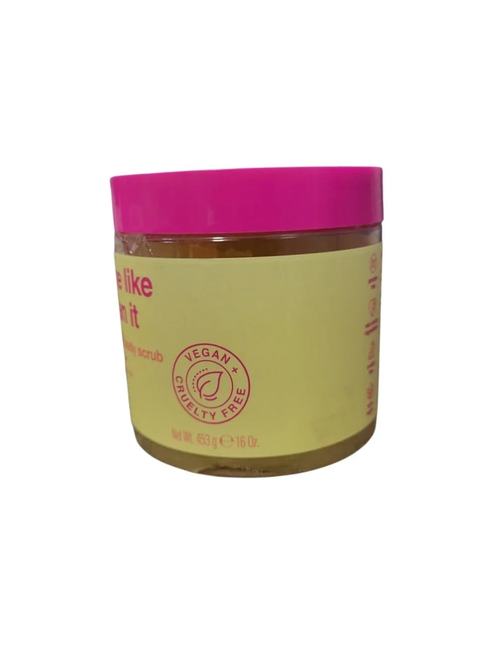 B.Fresh Scrub Me Like You Mean It Pineapple Punch Body Scrub - Pink & Yellow